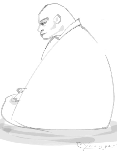 <p style="text-align: center;">Seated Monk - 2014</p>