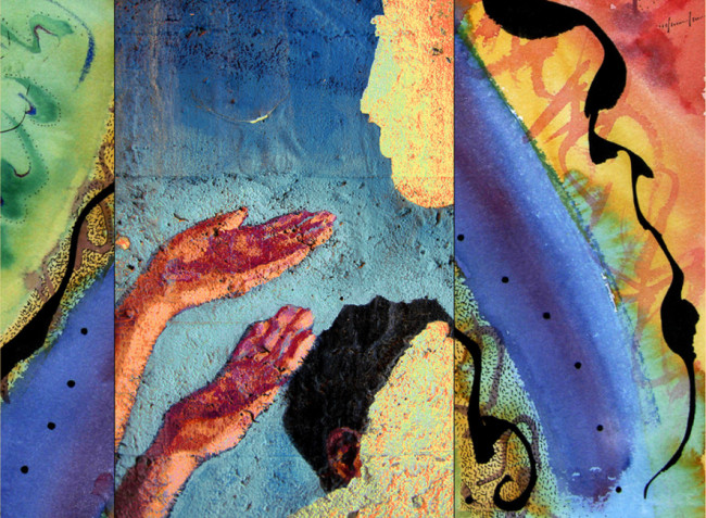 <p style="text-align: center;">Supplication - 2007 - 7" x 9"</p>